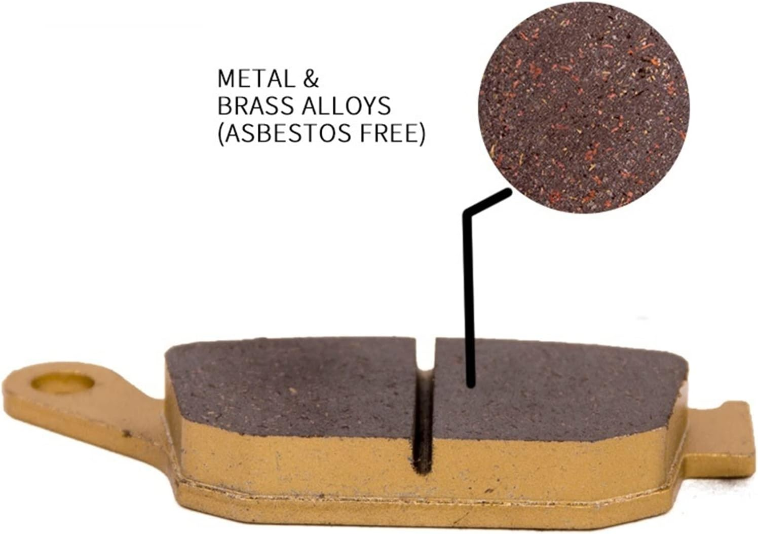 Motorbike for Triumph Trident 660Cc 660 Bonneville Bobber Black Speedmaster 1200 1200Cc Liquid Cooled 2017-2021 Rear Brake Pads Braking image number 1