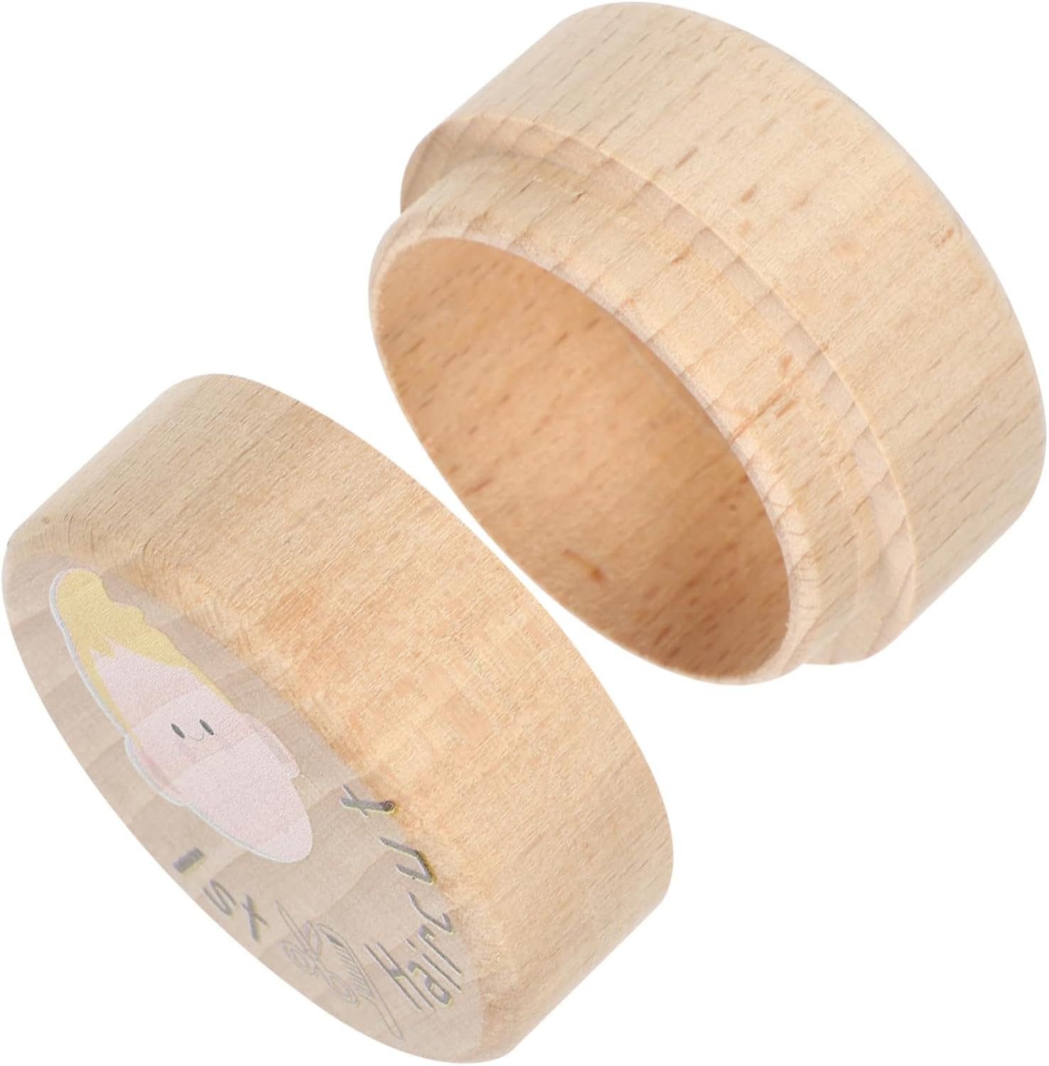 Boy Keepsake Box Wooden Haircut Storage Holder for First Haircut Memories Compact Haircut Container for Boys and Cherish Special image number 4