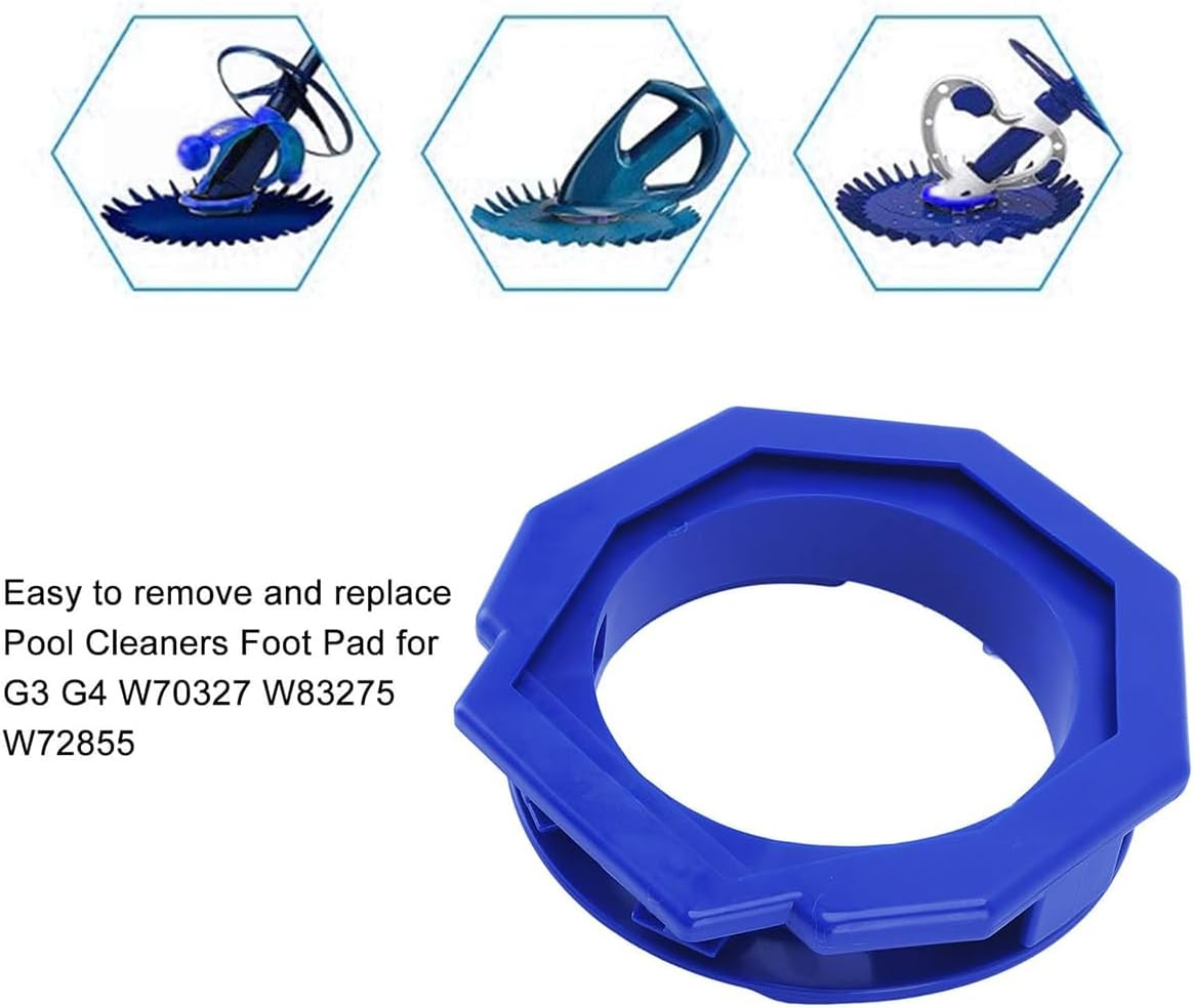 AIMALL Replacement Pool Cleaner Foot Pad, Compatible with Zodiac G2, G3, G4 Models, Easy Installation, Durable Material, Blue - Fits W70327, W83275, W72855 image number 2