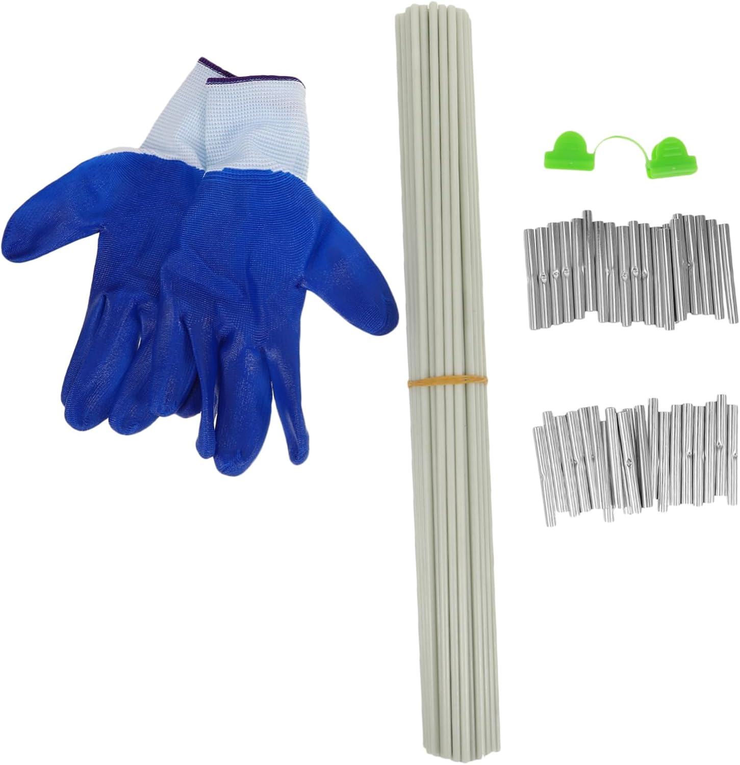 FONDOTIN Garden Flower Bed Support Stakes Greenhouse Holder Raised Bed Hoops Garden Tunnel Hoops Row Cover Gardening image number 6