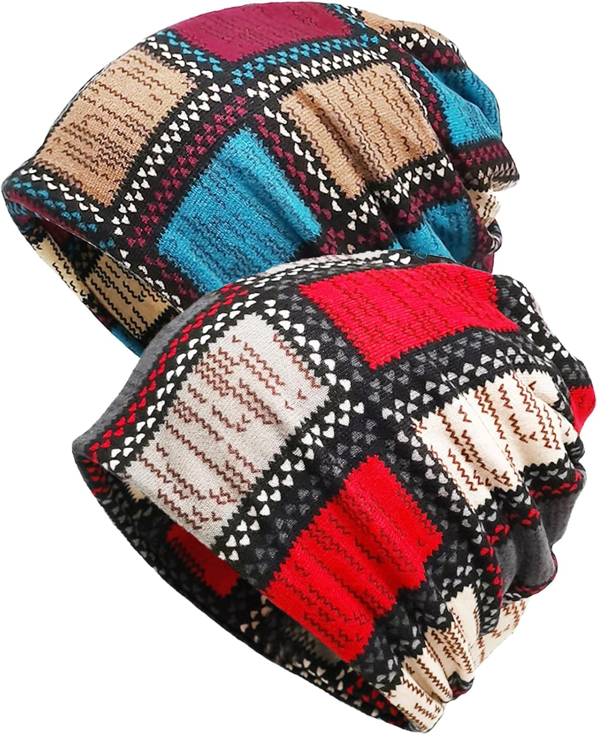 Glamorstar Floral Lace Beanie Hat Chemo Cap Stretch Slouchy Turban Headwear