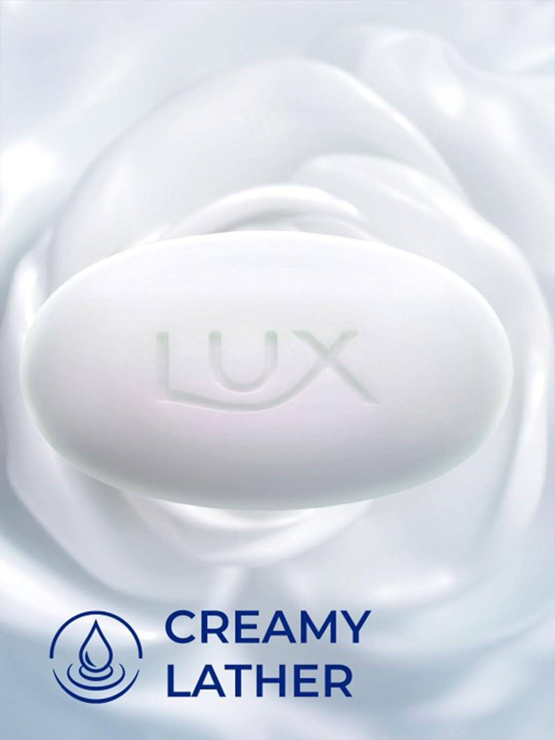 LUX International Creamy Perfection Soap with Swiss Moisturisers & Delicate White Flower Scent - 125 G (Pack of 3) image number 5