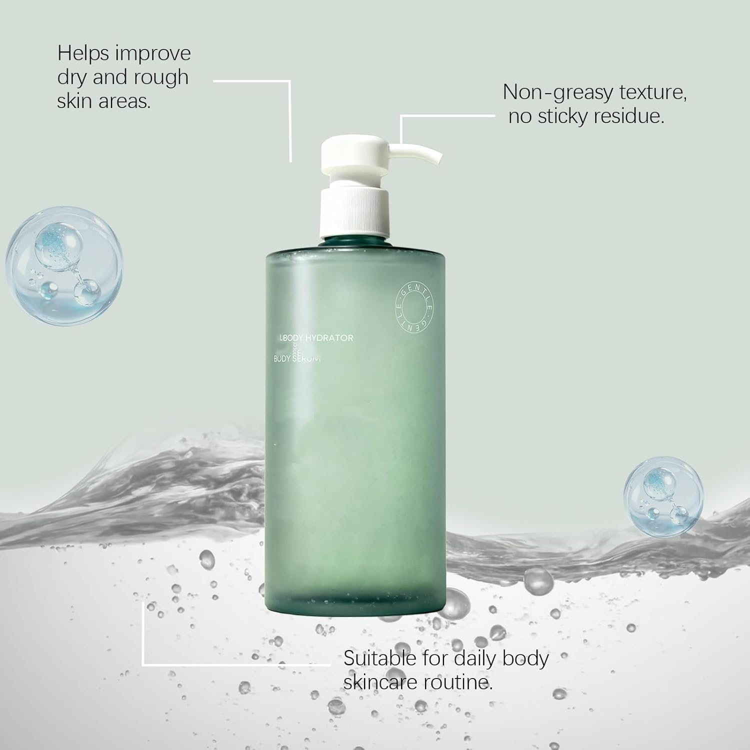 Body Hydrator Body Serum - 386ML/13 FL OZ, Fast-Absorbing Non-Greasy Moisturizer for Dry Skin, Long-Lasting Hydration & Elasticity Boost,Smooth Skin,Lightweight (1PCS)