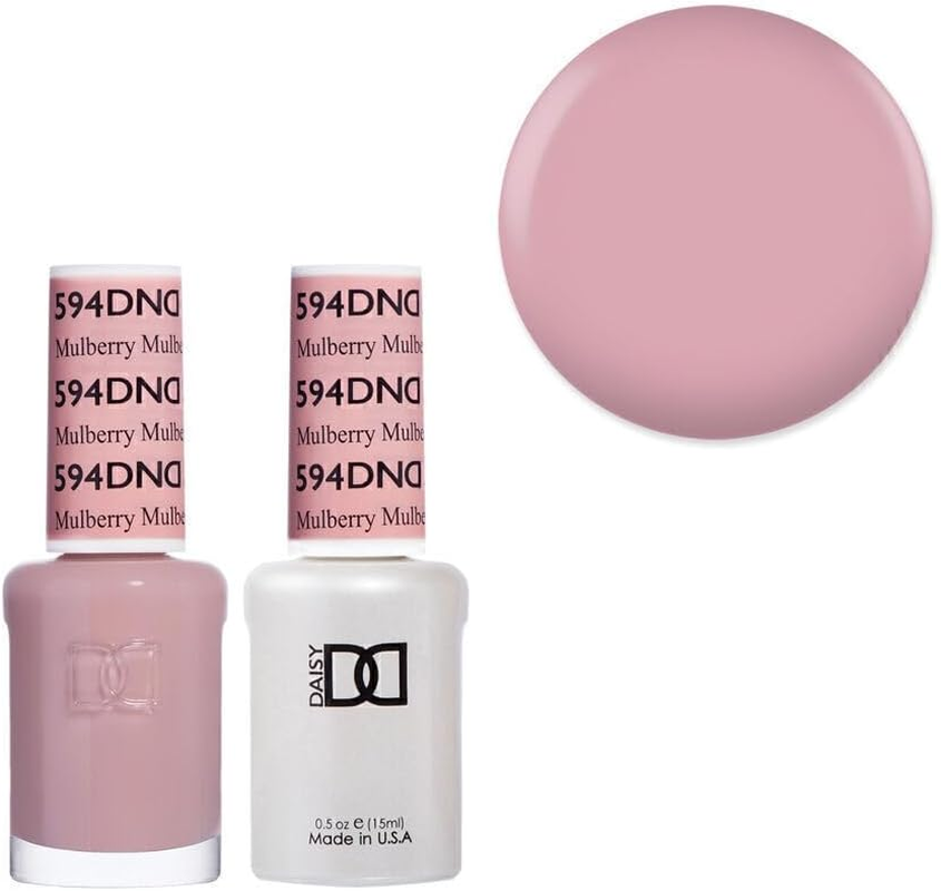 DND 594 Mulberry - Daisy Collection Gel & Lacquer Duo 15Ml
