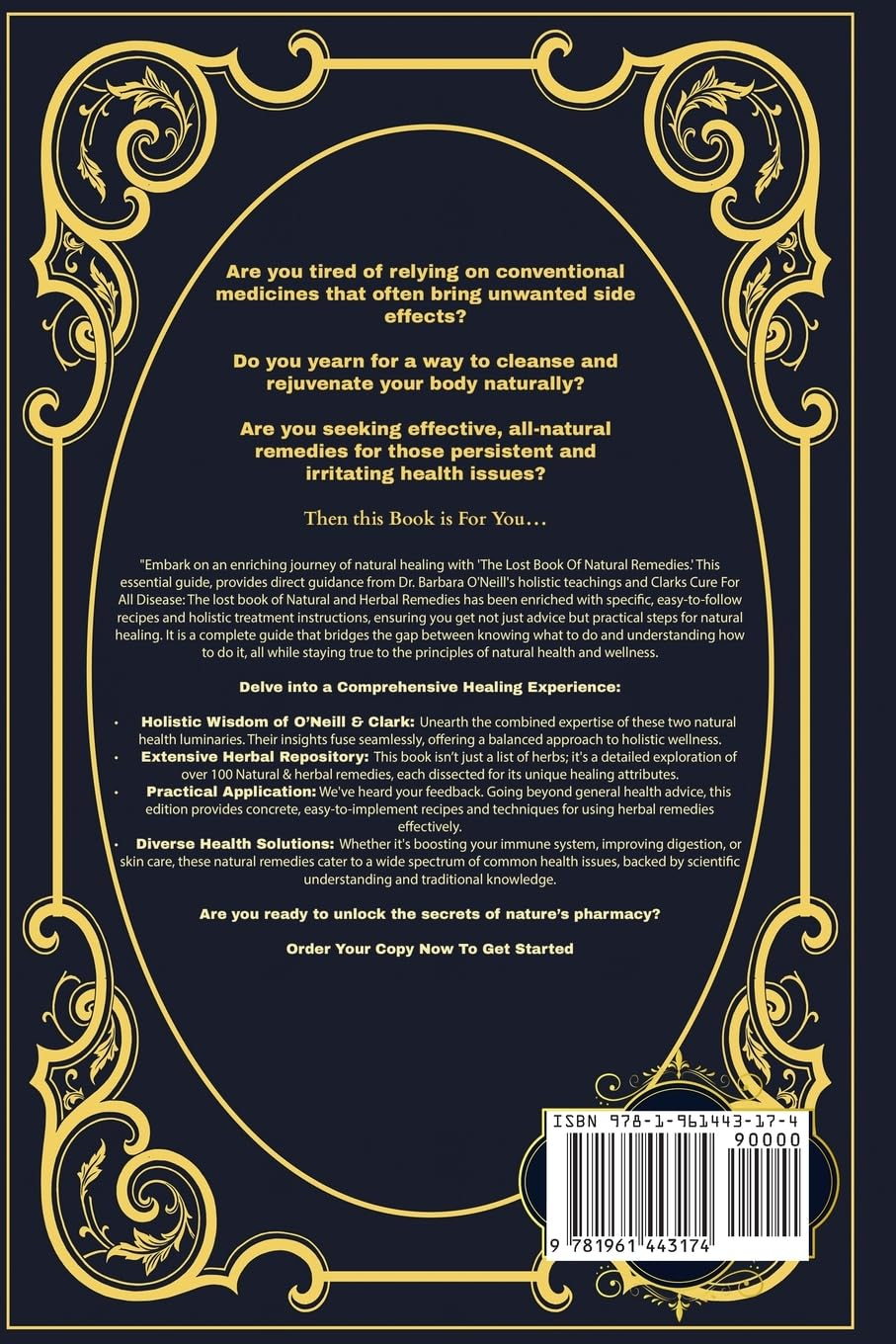 Barbara O'Neill Lost Book of Natural Remedies 30 Books in 1: Dr Barbara O'Neill Homemade Antibiotics, Herbal Remedies, and Best Organic Recipes for ... Organic Recipes for Healing without Pills image number 1