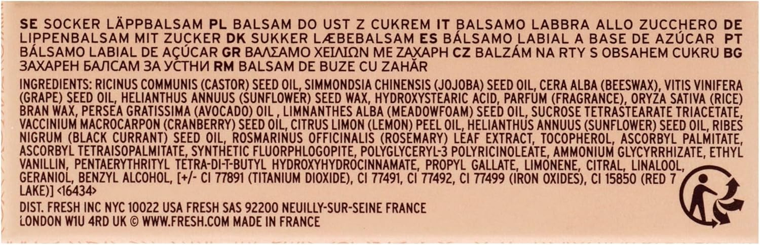 Sugar Lip Treatment - Honey by Fresh for Women - 0.15 Oz Lip Treatment image number 2