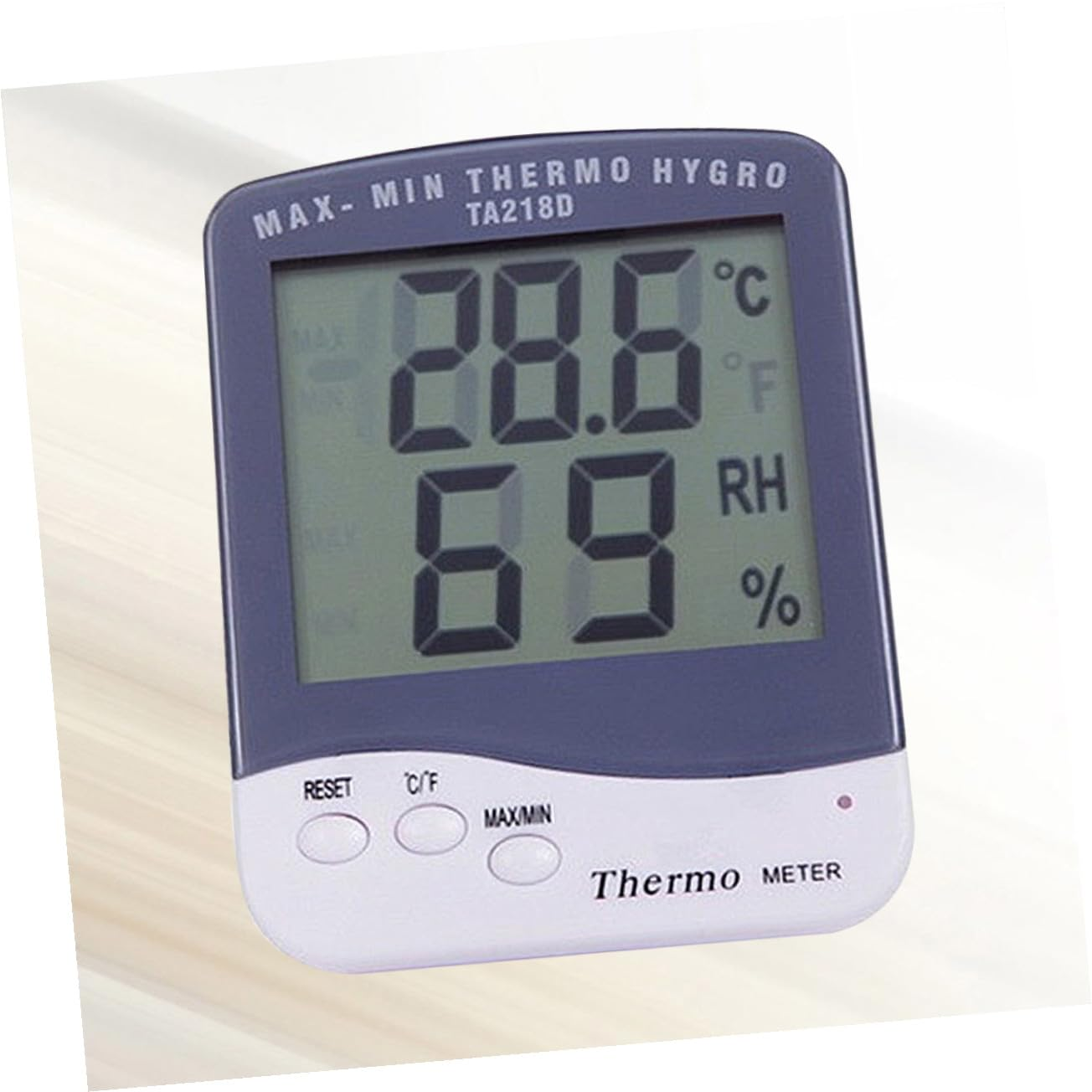 Outanaya Digital Indoor Humidity and Temperature Large LCD Display Hygrometer Thermometer C with Max Memory Easy Operation Portable Moisture Gauge without Battery White image number 6