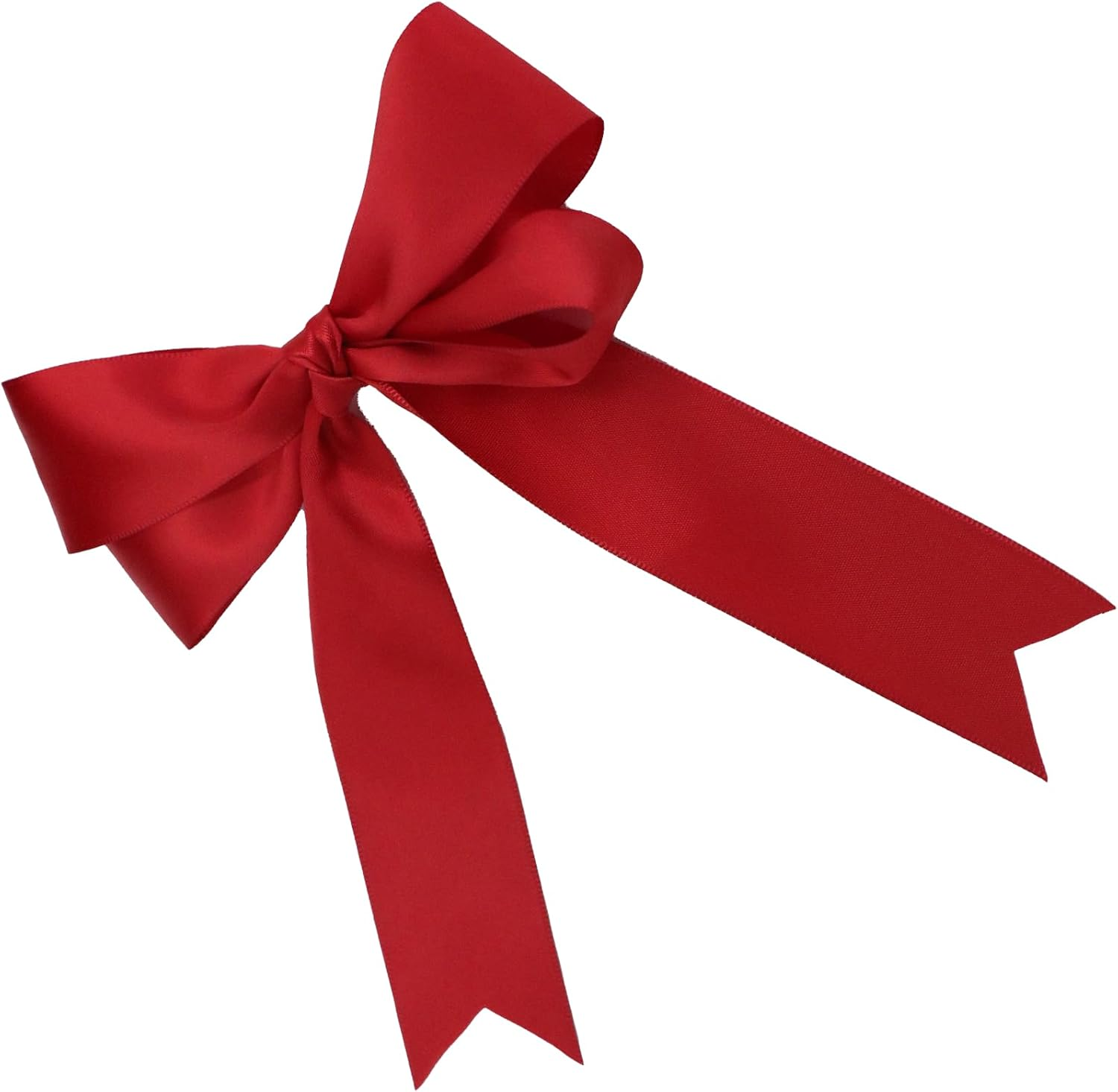 Red Ribbon 1-1/2 Inch 50 Yards Satin Ribbon Polyester Fabric Single Sided Ribbon for Gift Wrapping, Flower Bouquet, Handmade Eternal Flower, Wedding Party Decoration - Black image number 6