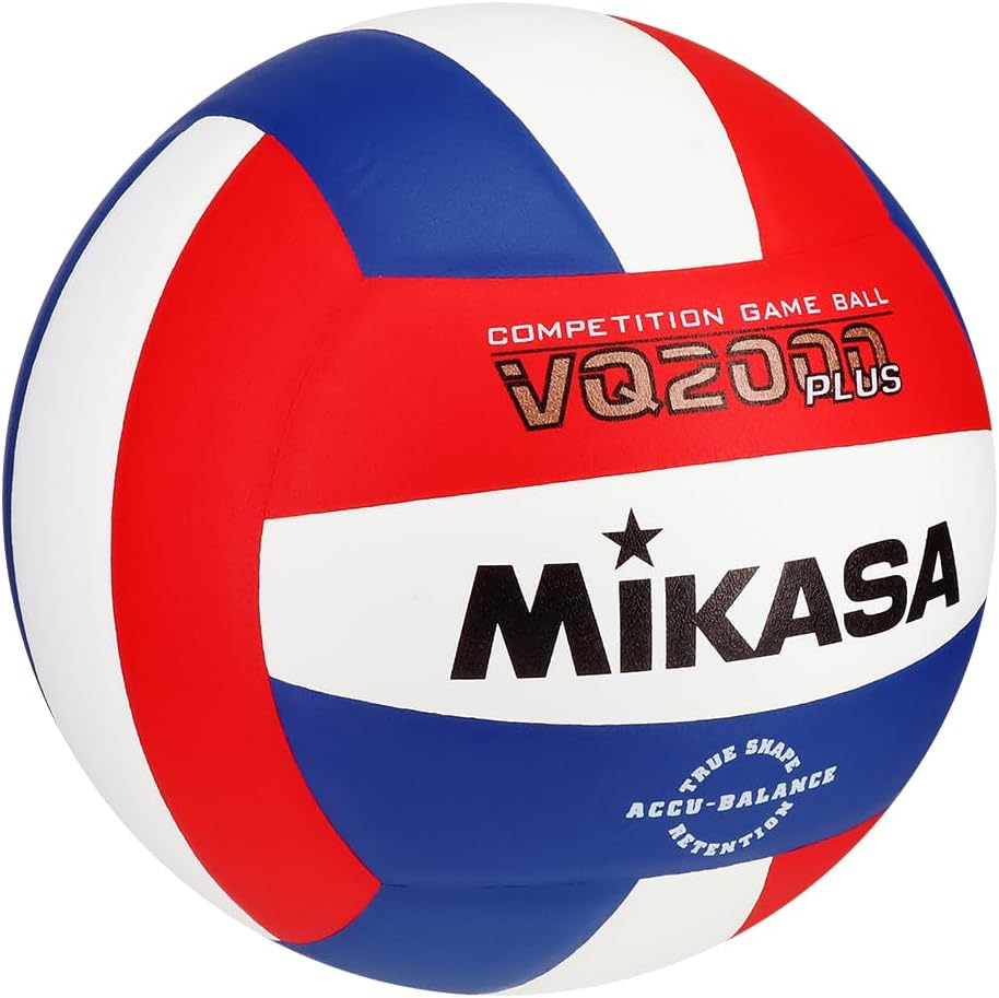Mikasa VQ2000 Micro Cell Volleyball - Columbia Blue ,Navy ,White image number 7