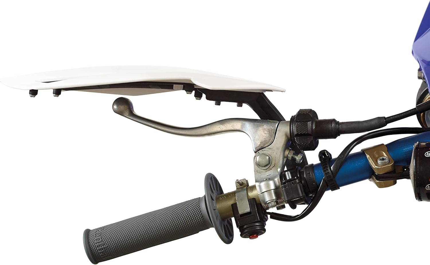 POLISPORT 8308500026 &ndash; Hand Protectors Bullit 1 Mx-Style Plastic Attachment Point Including Mounting Kit Compatible with Honda Motorcycles in Red image number 1