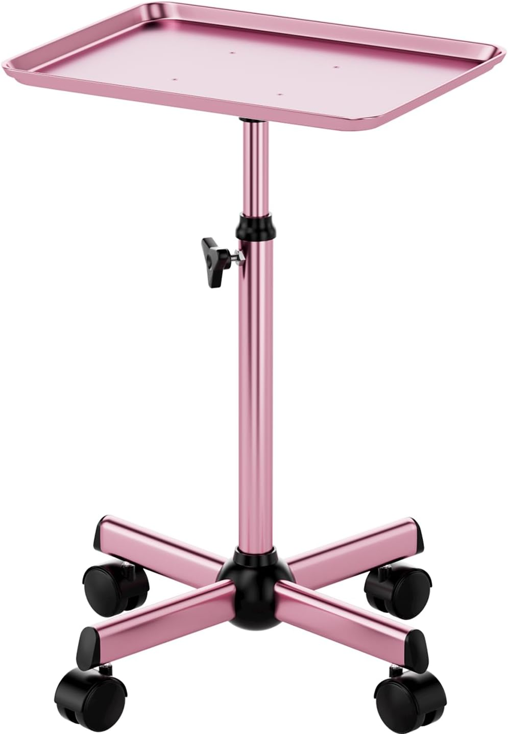 Premium Salon Trolley on Wheels - Rolling Cart for Tattoo, Hairdresser, Spa Clinic Storage - White