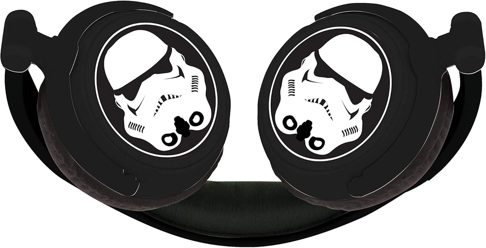 Lexibook Star Wars Rey Poe Finn BB-8 Stereo Headphone, Kids Safe Foldable and Adjustable, Black/White, HP015SW image number 1