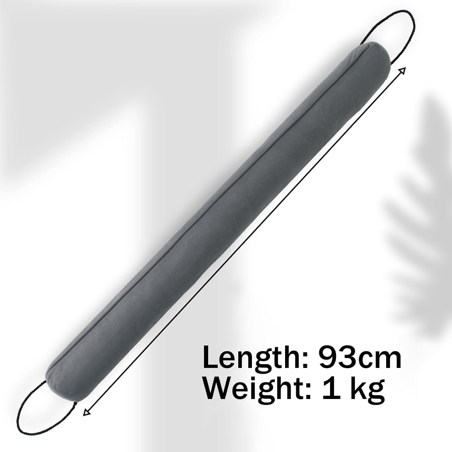 RAINSTONE TRADING Door Draft Stopper for Bottom of Door, 91 Cm under Door Air Stopper with Removable Cover for Gaps up to 7.6 Cm, Machine Washable Noise Blocker for Home with Glass Bead Weighting image number 1