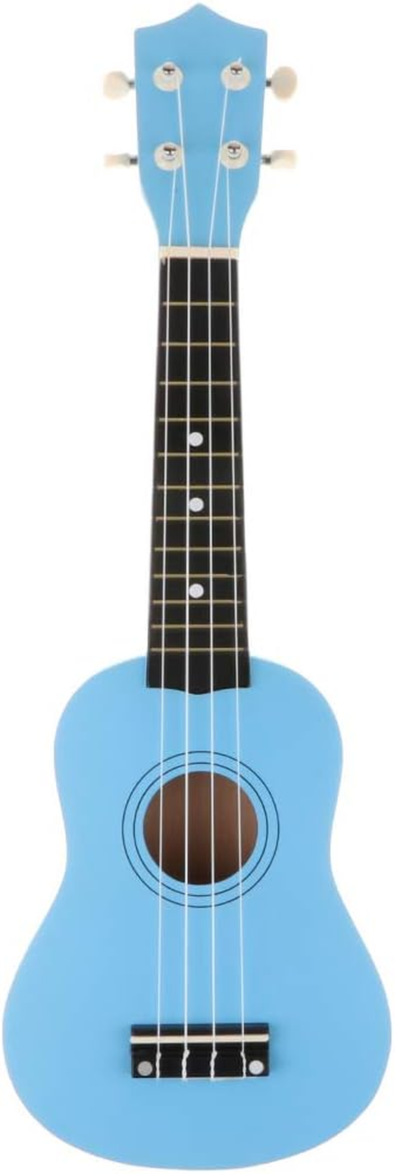 Baosity 21'' Ukulele Kids Starter 4 String Vintage Beginner Ukuleles Fast Learn Songbook - Blue image number 5