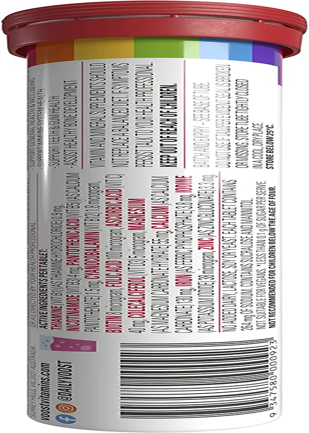 Voost Kids Multivitamin Strawberry 20 Effevescent Tablets