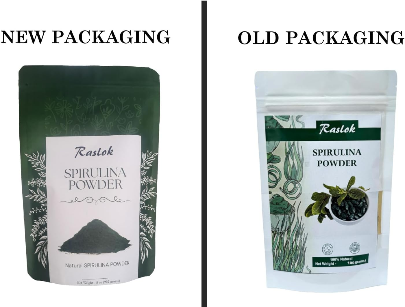 Pure Spirulina Powder | Immune Support and Antioxidants | No Filler & Non-Gmo, Rich in Vegan Protein (100Gm)