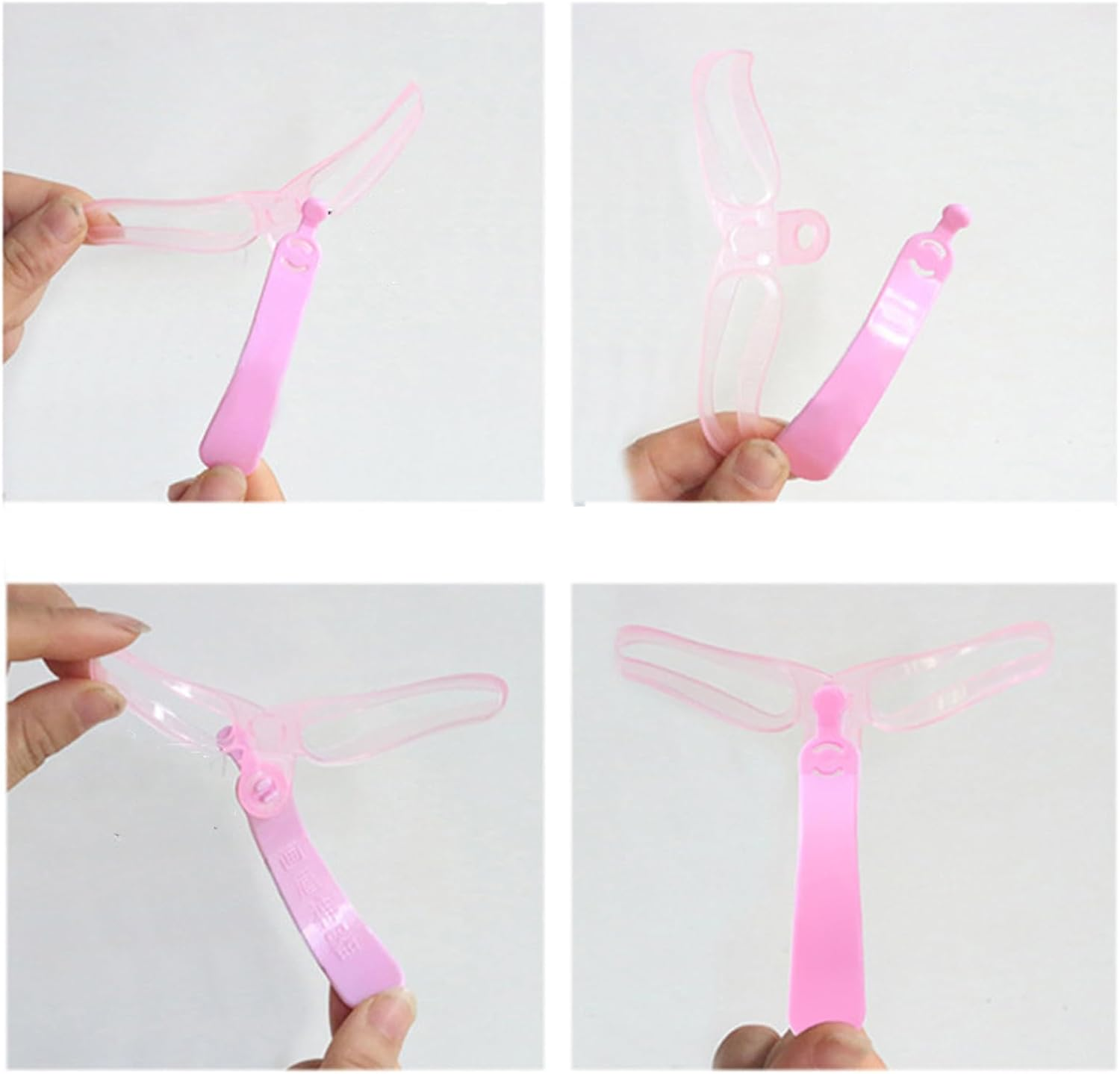 Eyebrow Stencils | 8-Styles Eye Brow Shaper Set | Washable Portable Eyebrow Templates for Makeup Travel Daily Use Party - Purple image number 7