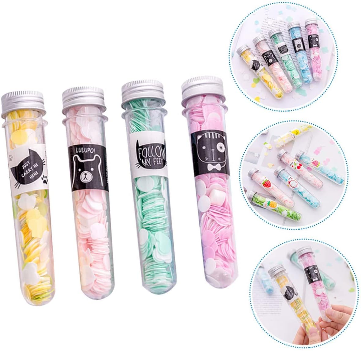 GRIRIW Travel Soap Paper Sheets 4Pcs Disposable Soap Flakes for Hand Washing Portable Bath Sheets for Outdoor Travel and Camping image number 2