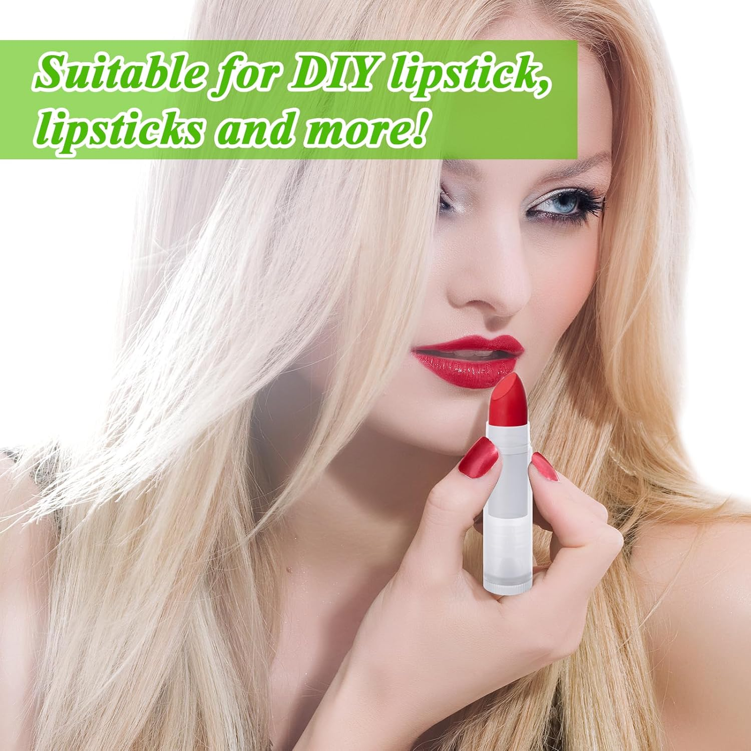 GBACHOOSE 200PCS Plastic Lip Balm Tubes 5Ml/5G Clear Lip Balm Containers with Filling Tray and Spatula, Rotating Type Refill Lip Chapstick Tubes Empty with Cap for DIY Make Up - 200Pcs-Pink image number 4