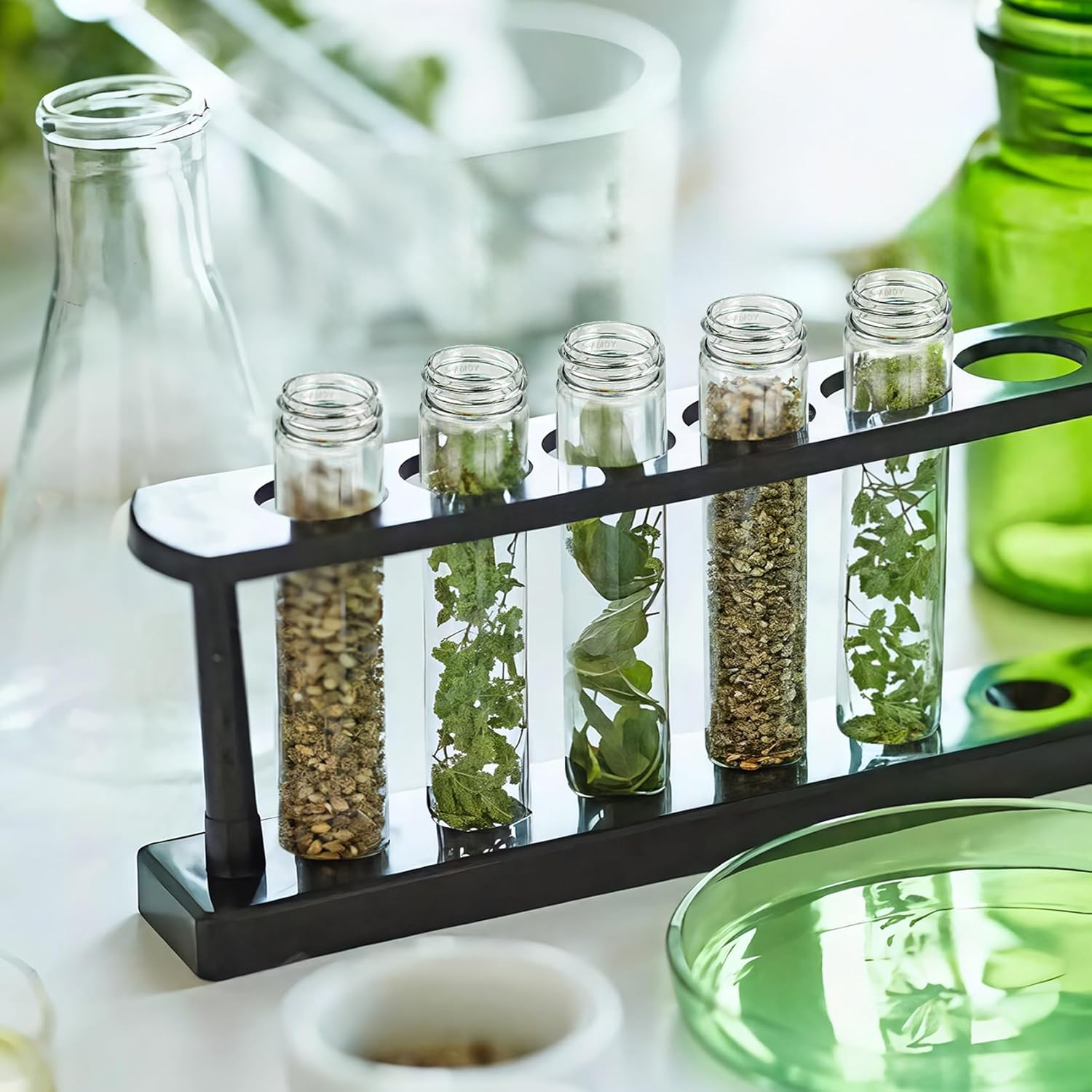 15 Pcs Plastic Test Tubes, 110Ml Clear Storage Tubes with Caps, Plastic Gifts Test Tube for Crafts, Small Tube Containers for Candy, Bead, Plants, Bath Salt Container image number 6