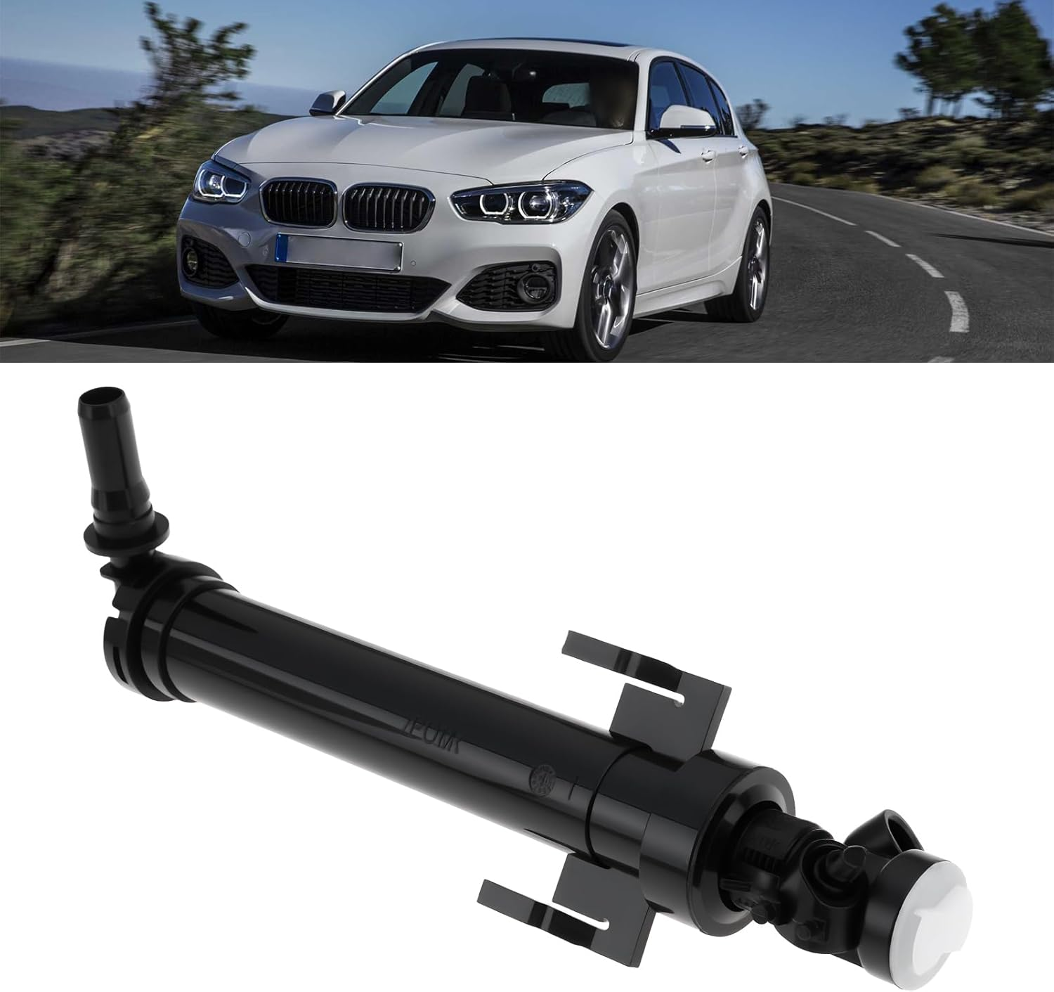 Car Headlight Washer Nozzle 61677275658 61677380422 Compatible with BMW 1 Series 2 Series 3 Series (Left Front) image number 5