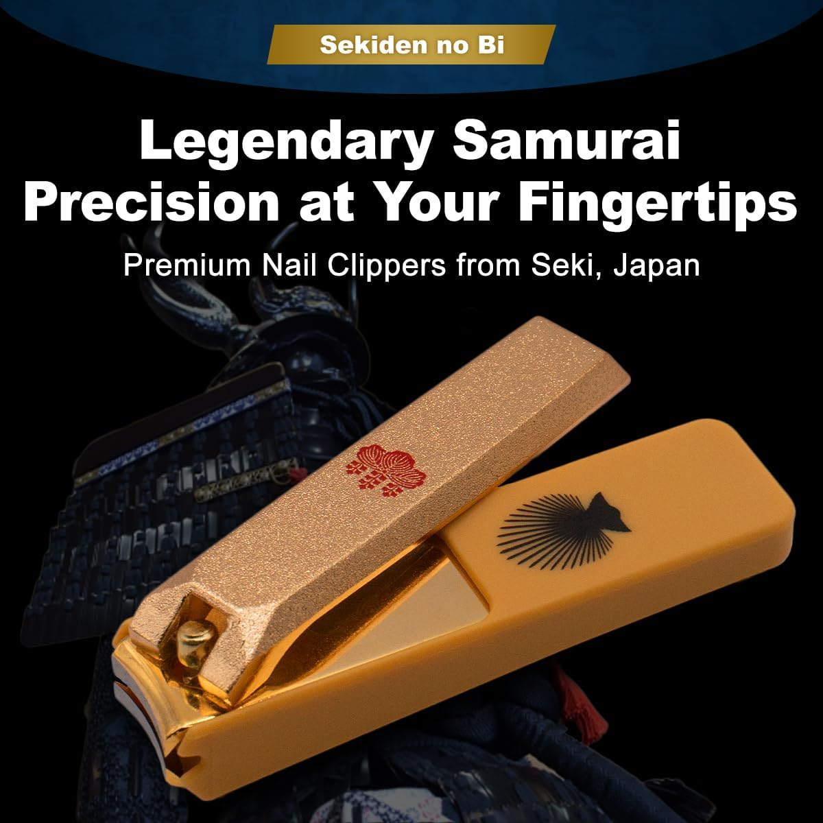 TIWAWA Seki Premium Japanese Nail Clippers | Stainless Steel Nail Cutter | Made in Seki, Japan (Oda Nobunaga) - Silver image number 7