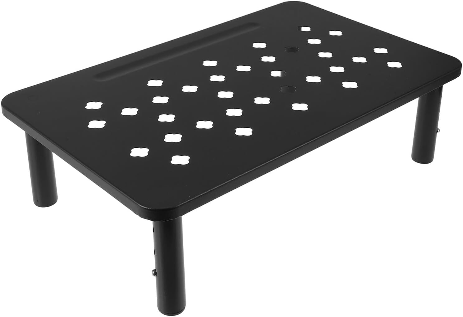 Parliky Adjustable Non-Slip Elevated Cat Feeder Stand with 3-Level Height White Holder for Automatic Feeders and Water Dispensers, Suitable for Small Cats and Puppies Indoor Travel