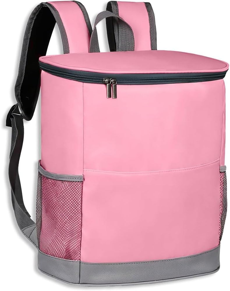 Women&rsquo;S Insulated Cooler Backpack &ndash; Leakproof Waterproof Soft Cooler Bag for Travel, Beach, Hiking, Picnic &ndash; Lightweight Thermal Backpack for Hot & Cold Food and Drinks &ndash; Pink