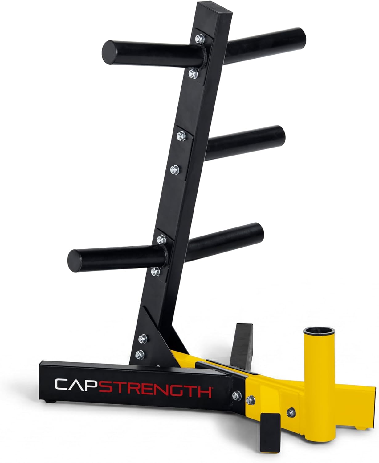 Cap Barbell Weight Plate Rack for 1-Inch Weight Plates - Green image number 3