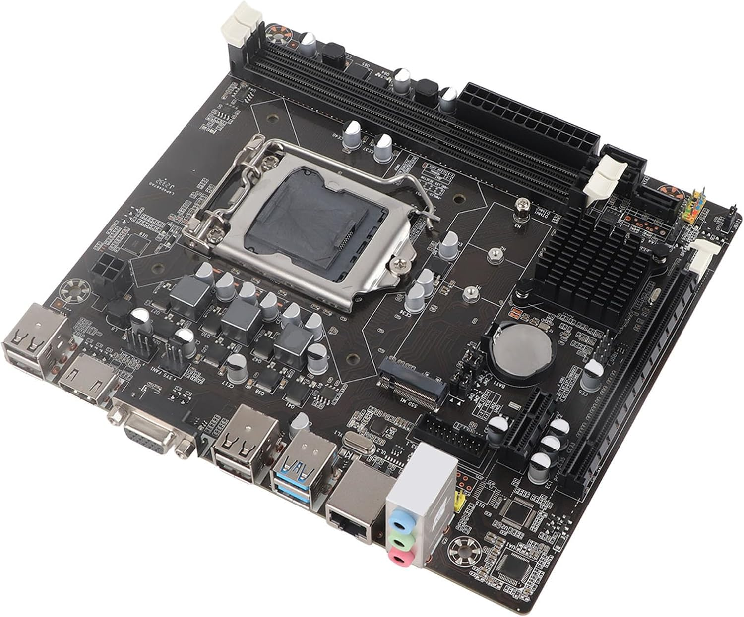 Akozon B650 Motherboard, Desktop Computer Motherboard LGA 1155 USB3.0 SATA Mainboard for B75