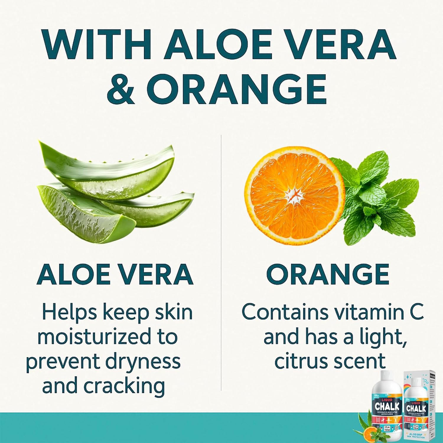 OUTTDOZ 150ML Aloegrip Liquid Chalk, Enhanced Grip & Anti-Slip, Infused with Aloe Vera for Skin Protection, Ideal for Gym, Weightlifting, Rock Climbing, Gymnastics, Barbell image number 4