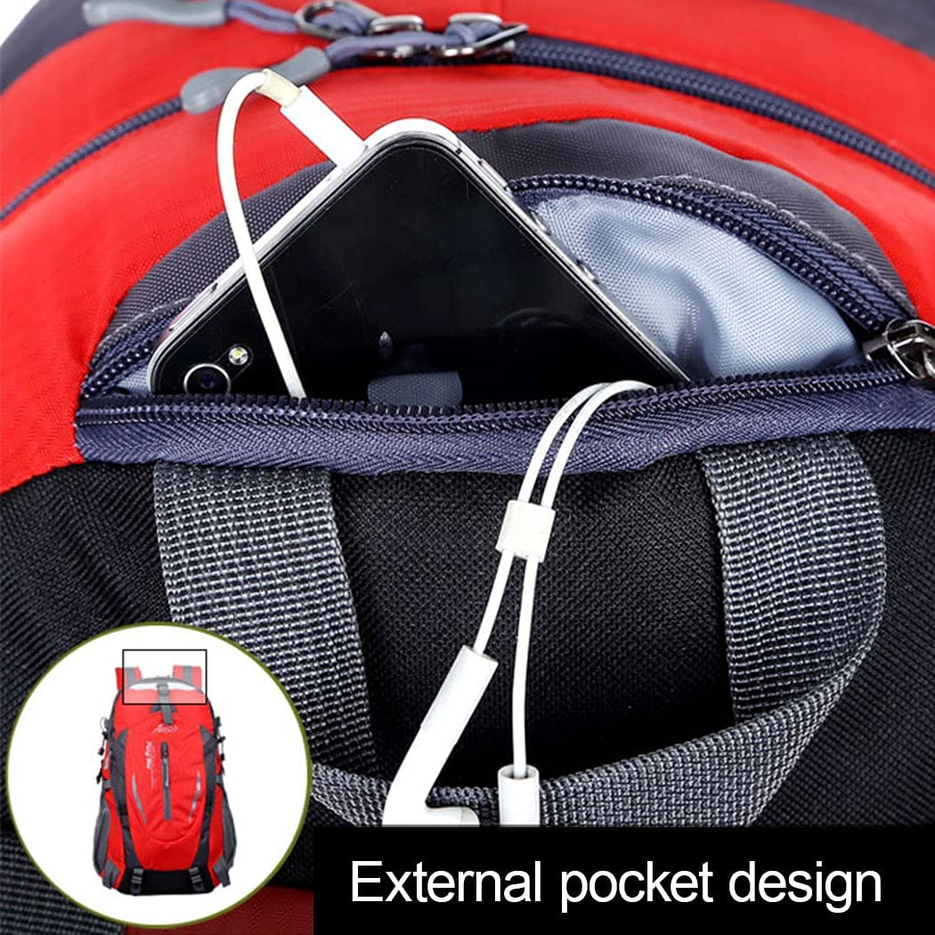Hiking Backpack 40L Large Waterproof Hiking Camping Bag Travel Backpack Outdoor Luggage Rucksack image number 4