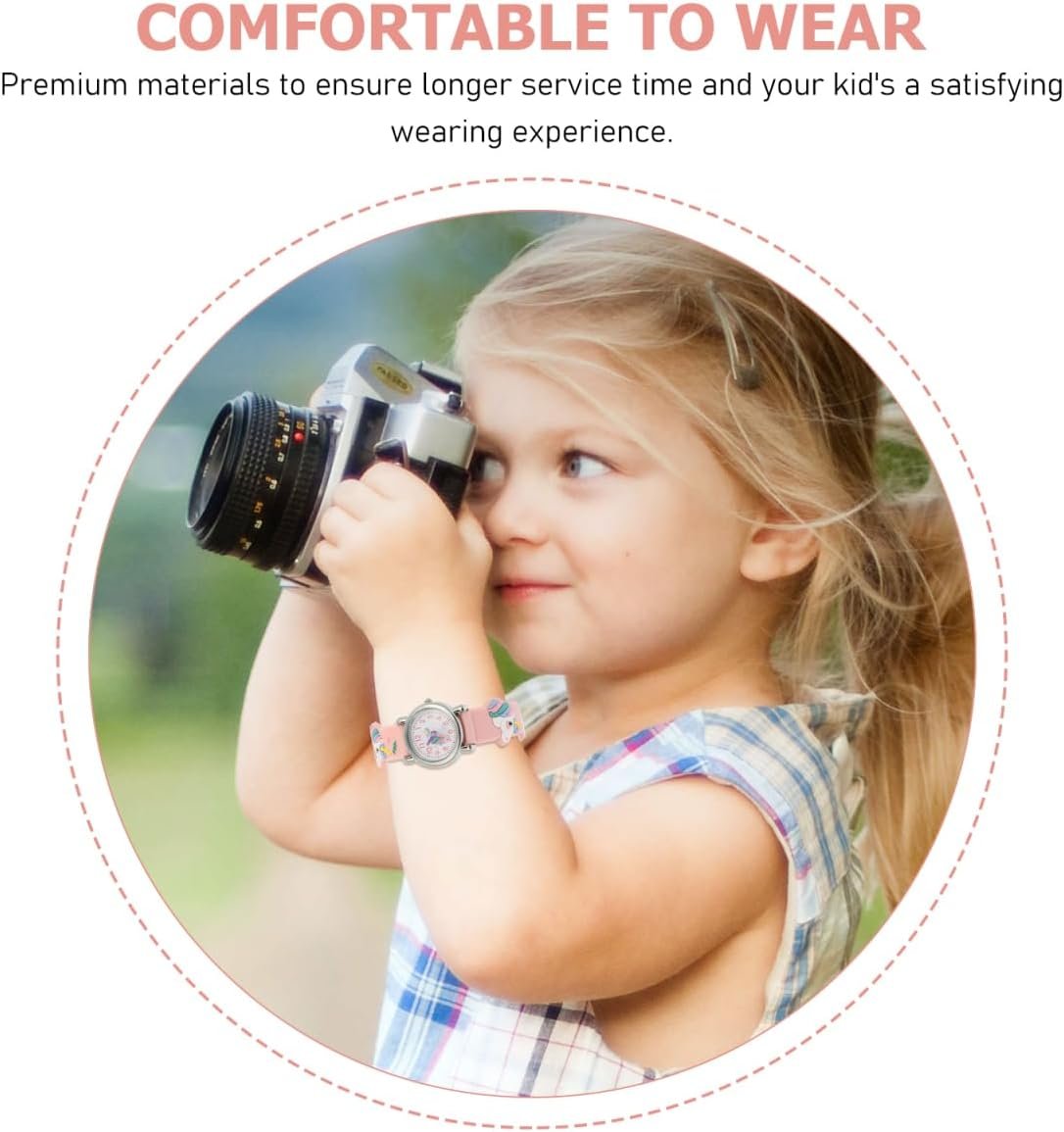 OATIPHO Watch Unicorn Bracelet Toddler Wristband for Girls Kids Ordinary Glass Child Cute Boy Girl image number 4