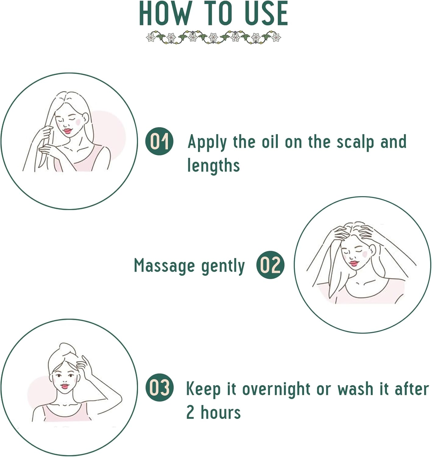 AVIMEE Herbalamla Hair Oil for Long & Strong Hair with Vitamin E & Amla Seed Oil, Mineral Oil Free, 100 Ml, Pack of 1 image number 3