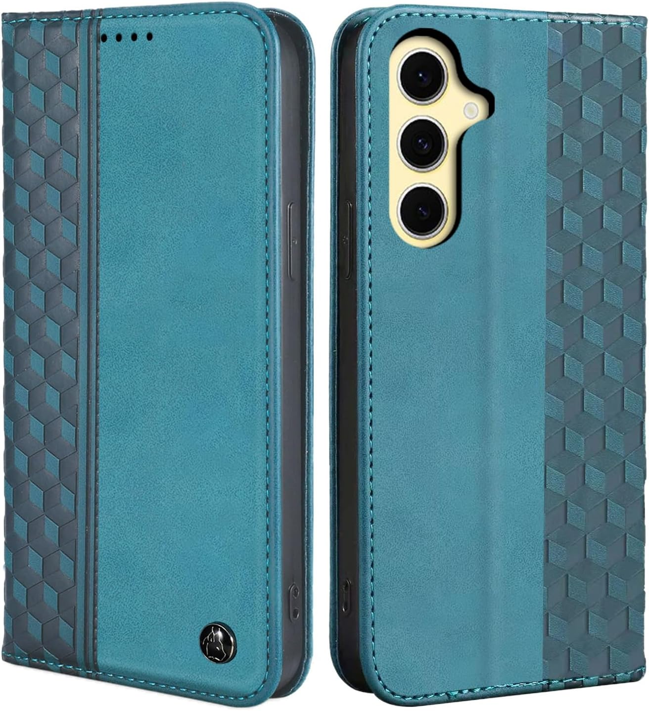 CXTCASE Case for Samsung Galaxy S25 FE, Shockproof PU Leather Flip Folio Cover with Card Slots, Magnetic Wallet Case for Samsung Galaxy S25 FE, Black