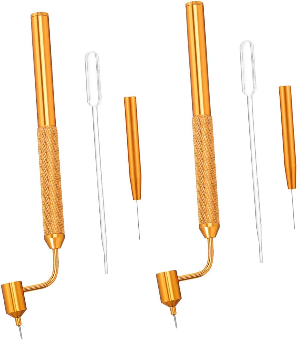 Car Paint Scratch Repair Pen 2 Sets Fillable Paint Applicator Needle Dropper for Small Scratches and Blemishes 0.5Mm Tip for Precise Application image number 5