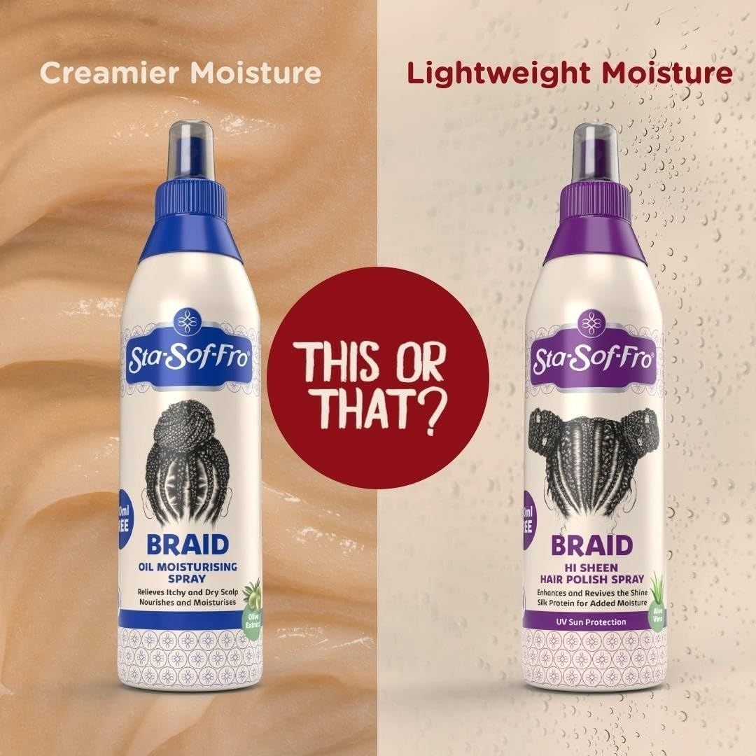 Sta-Sof-Fro Braid Oil Moisturiser Spray 250Ml image number 2