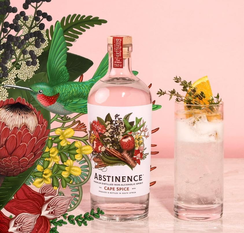 Abstinence Cape Spice Non Alcoholic Gin 750Ml