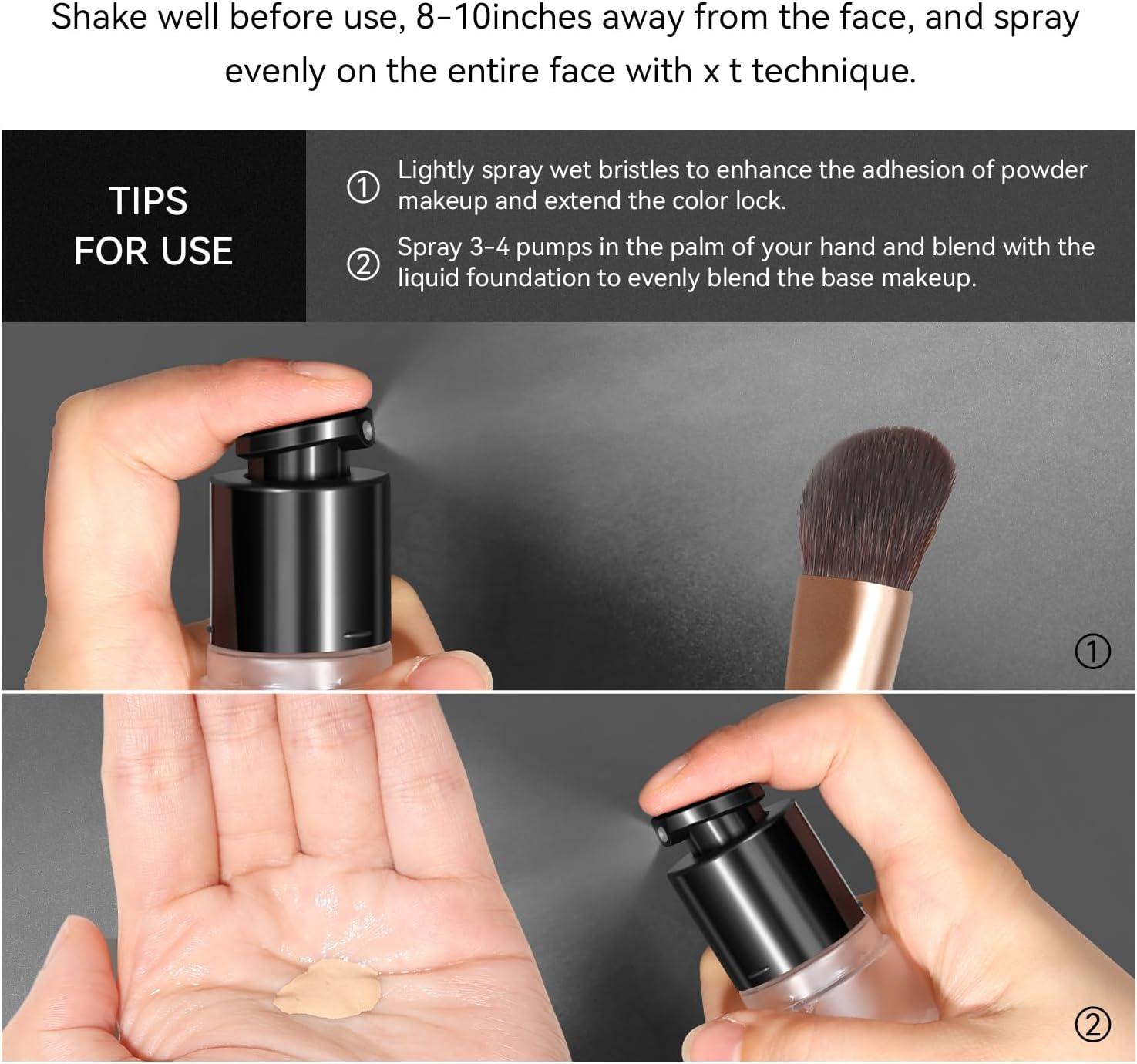 KISSIO Makeup Setting Spray,Long Lasting Setting Mist for 16HR Makeup Wear,Lightweight,Hydrating and Soothing,Fine Mist,Natural Finish for All Skin Type,80 Ml image number 1