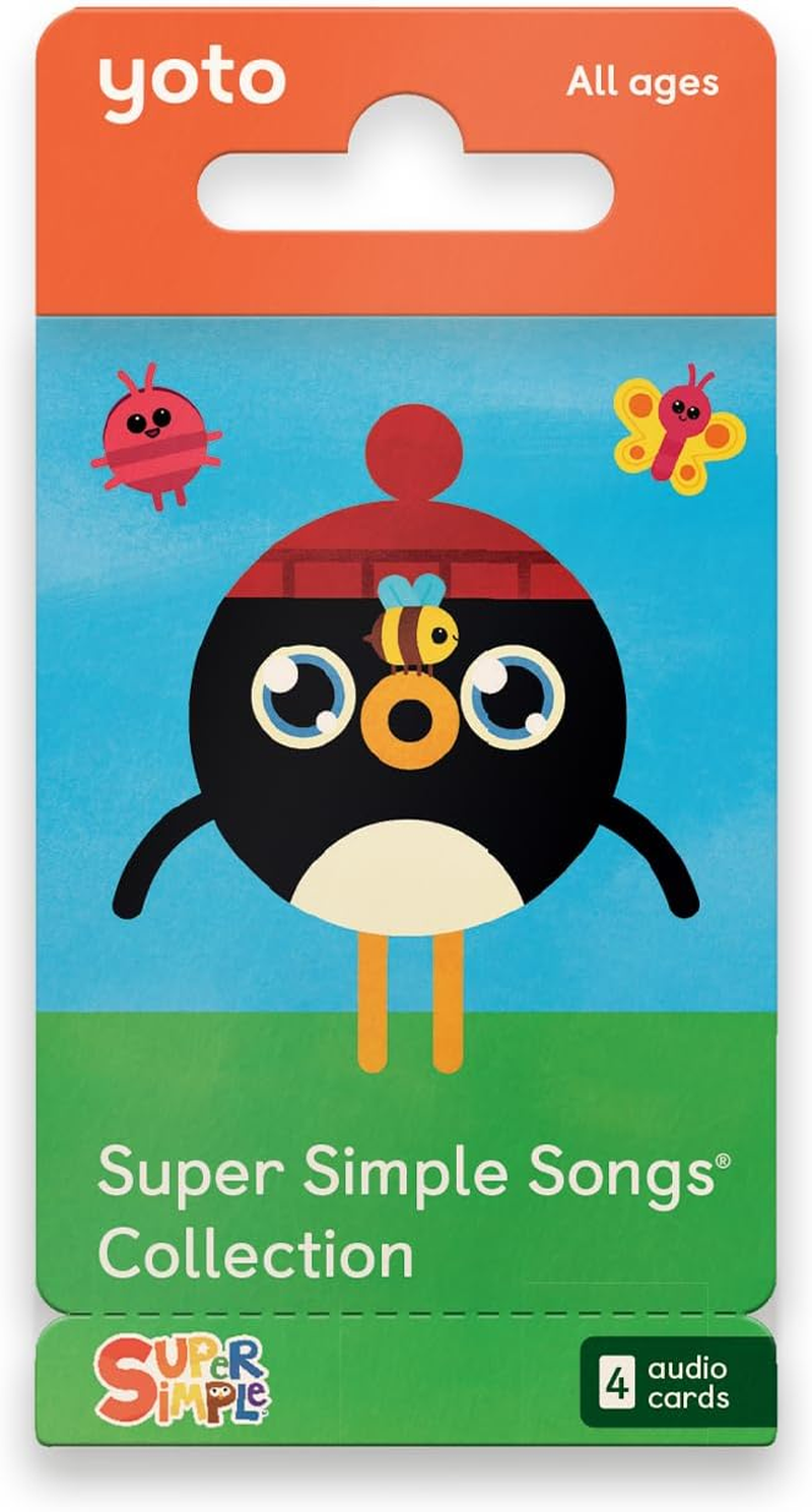 Yoto Super Simple Songs Collection &ndash; 4 Kids Musical Cards for Use with Player & Mini All-In-1 Audio Player, Educational Screen-Free Listening with Fun Singalong Music for Playtime Parties Travel image number 2