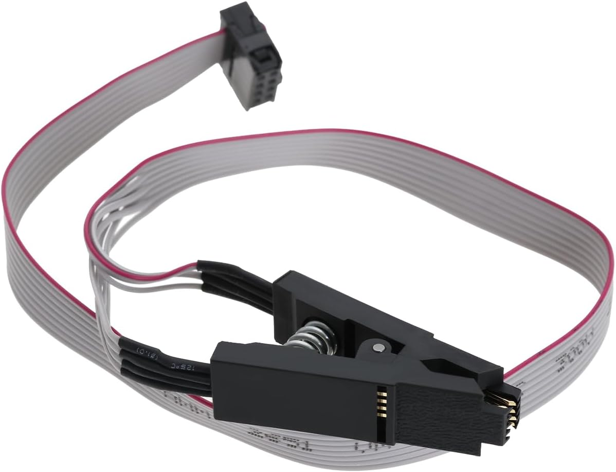 YINETTECH 1 Set CH341A 24/25 Series EEPROM Flash BIOS USB Programmer with SOIC8 SOP8 Adaptor Module for Motherboard Routing LCD Panel Programming image number 3