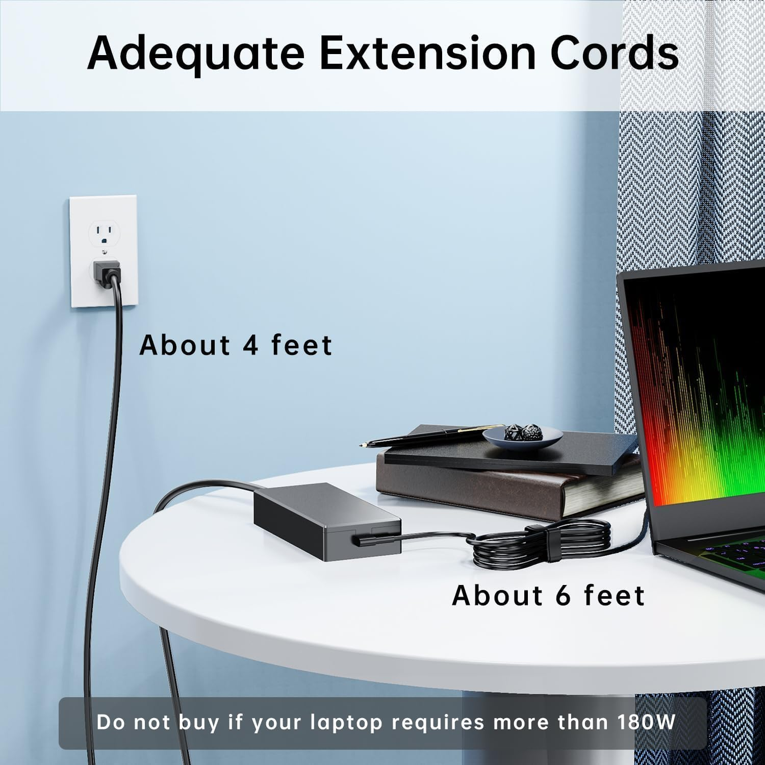 180W 150W Adapter Laptop Charger for Asus Rog Zephyrus G14 G15 Gu501Gm Ga502Du Ga502D Ga502 Ga502Iu Tuf ASUS ROG Strix Scar II Gaming 17.3'' GL704GM-DH74 GL703 GL703GM-EE063T Gaming A15 Strix G531Gt image number 2