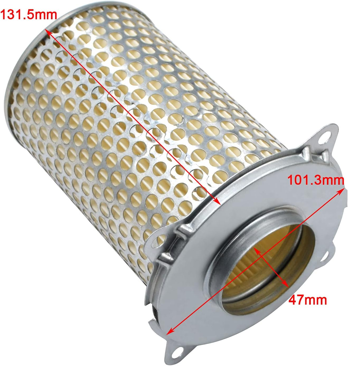 AHL Air Filter Cleaner for 13780-01D00 Suzuki GS500 1989-2009/GS500E 1988-2002/GS500F 2004-2010/GV700GL Madura 700 1985/GV1200GL Madura 1200 1985-1986 image number 2