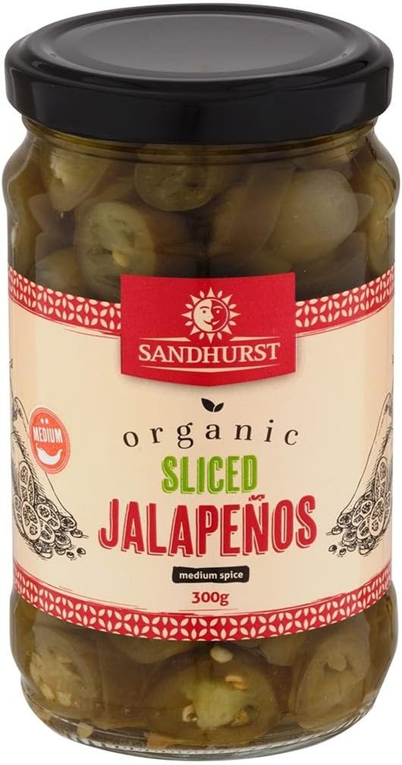 Sandhurst Organic Sliced Jalapenos, 300G