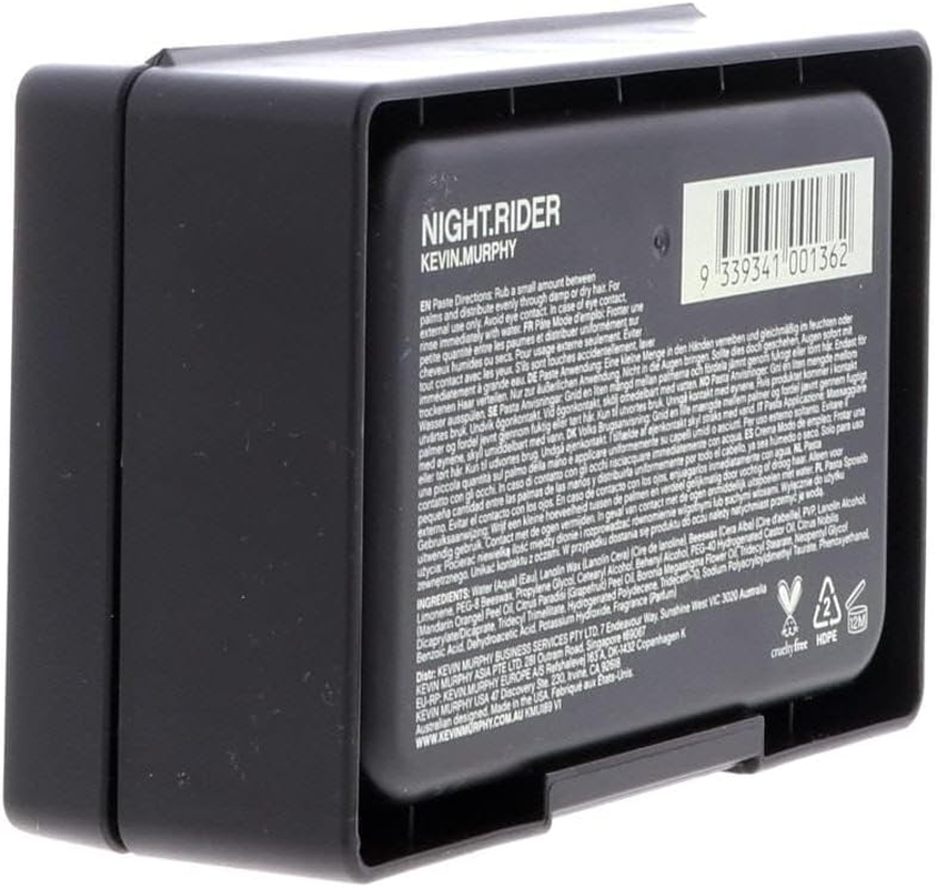 KEVIN.MURPHY NIGHT.RIDER Strong Hold Hair Styling Paste - for Short or Choppy Hair/Texture & Separation - Matte Finish Hair Pomade with Beeswax for Moisture & Shine - 100 G image number 1