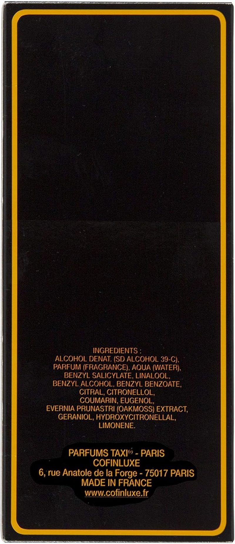 Cofinluxe Taxi Eau De Toilette Spray 3.4 Oz, 100 Milliliters, Black (116828)