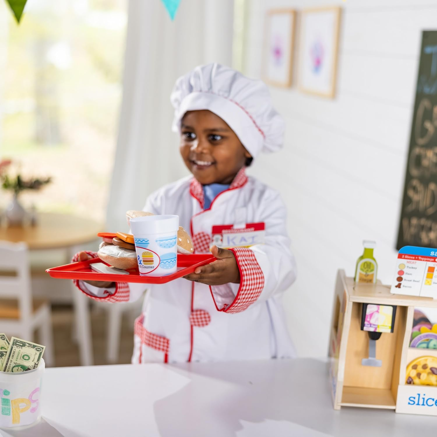 Melissa & Doug Chef Role Play Costume image number 5