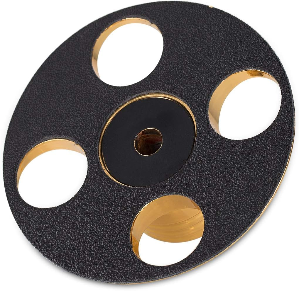 Nobsound STB-01 LP Vinyl Turntables Metal Disc Stabilizer Record Weight Hifi (Pure Copper, Gold) image number 1