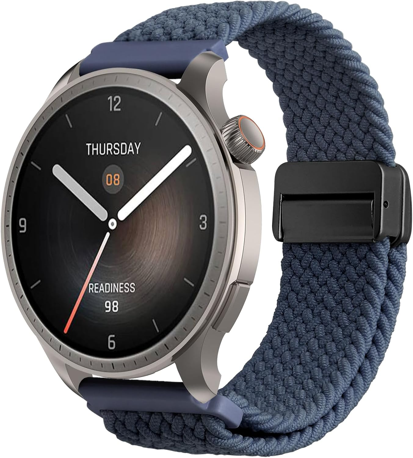 22 Mm Bracelet Compatible with Amazfit Bip 5/Amazfit Cheetah/Amazfit Cheetah Pro/Amazfit Balance, 22 Mm Nylon Sport Adjustable Replacement Watch Strap for Amazfit Bip 5 image number 4