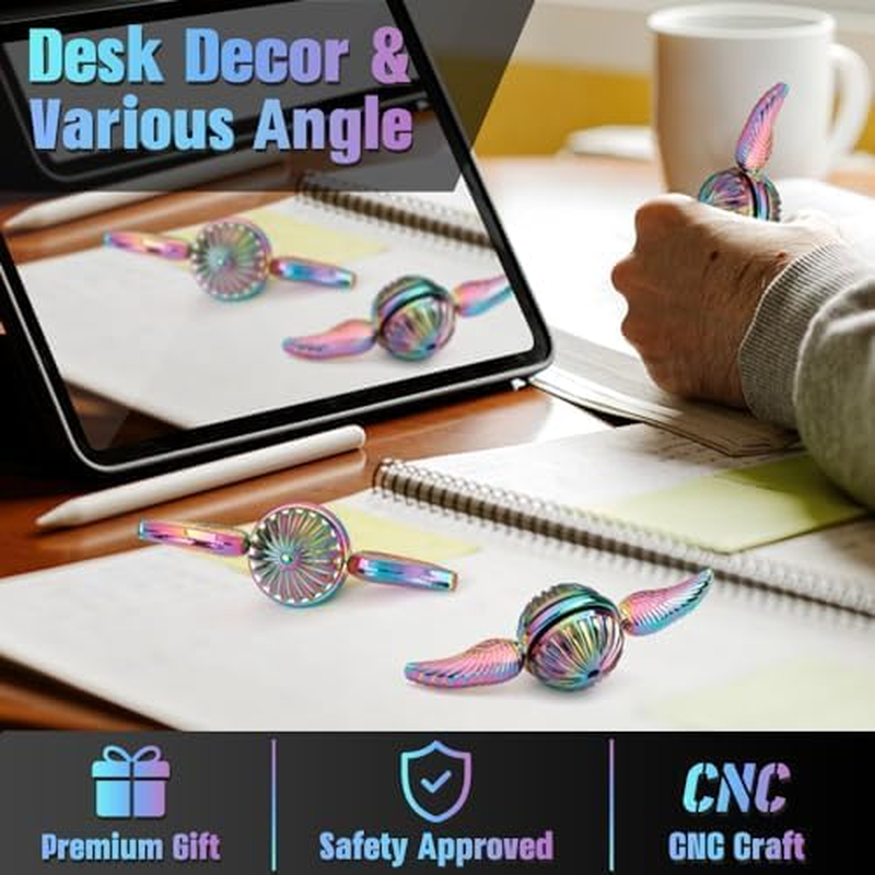 Fidget Spinner for Kids Adults, Metal Orb Ball Handheld Finger Toy for Stress Relief, Desk Office Classroom Fidgit Halloween Christmas Birthday New Year Gift, Stocking Stuffer Goody Bag Filler image number 2